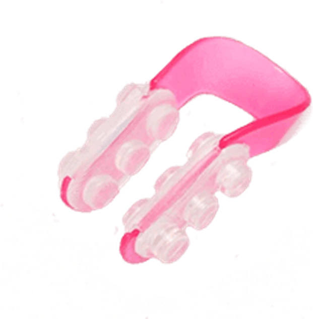 Rhinofix soft pink silicone nose-shaping clip